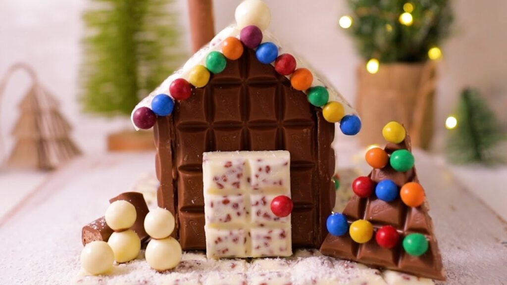Festive Gingerbread Chocolate House