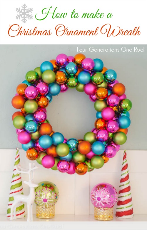 Colourful Ornament Wreath