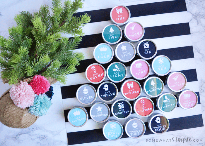 DIY Magnetic Advent Calendar