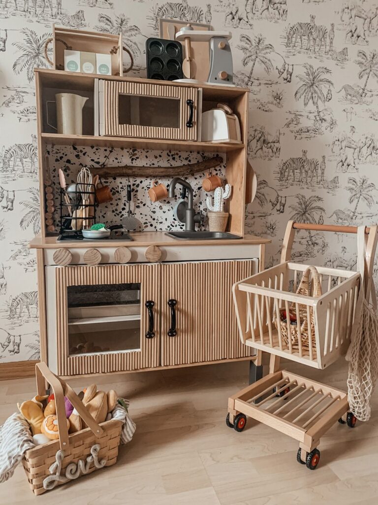 Jungle Scandinavian-Inspired Ikea Play Kitchen