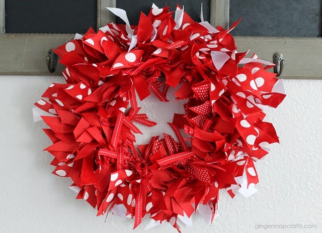 Red Ribbon Wreath