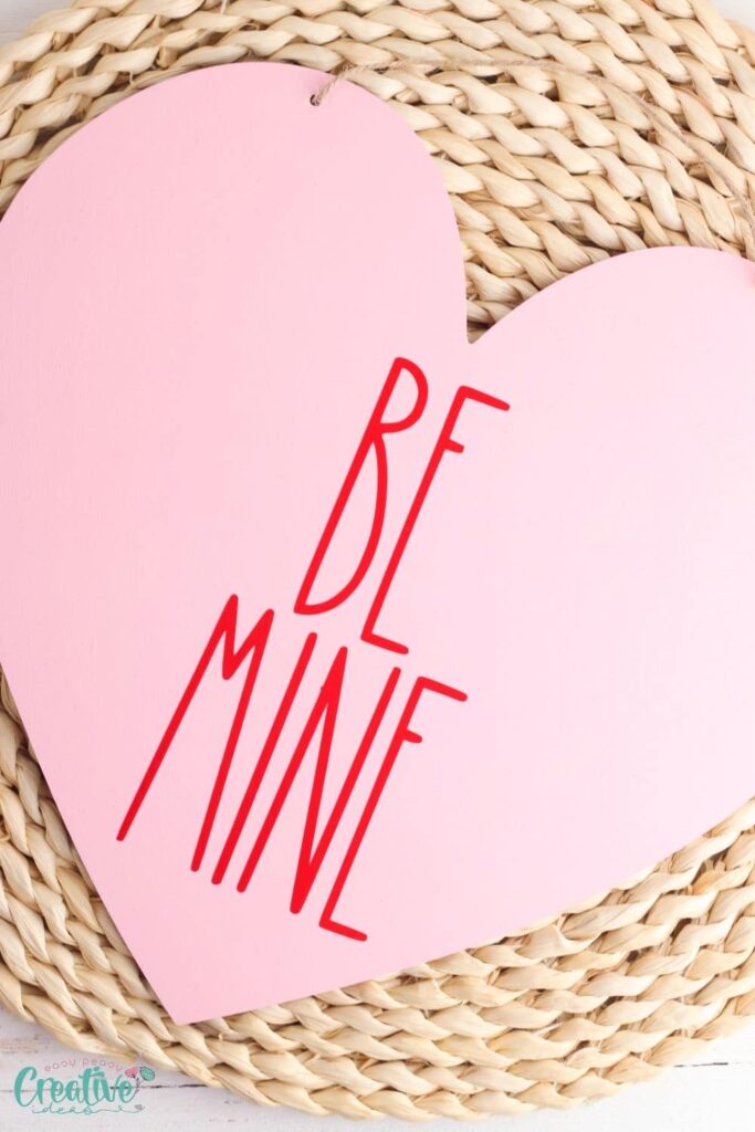 Rae Dunn Inspired DIY Valentine’s Sign