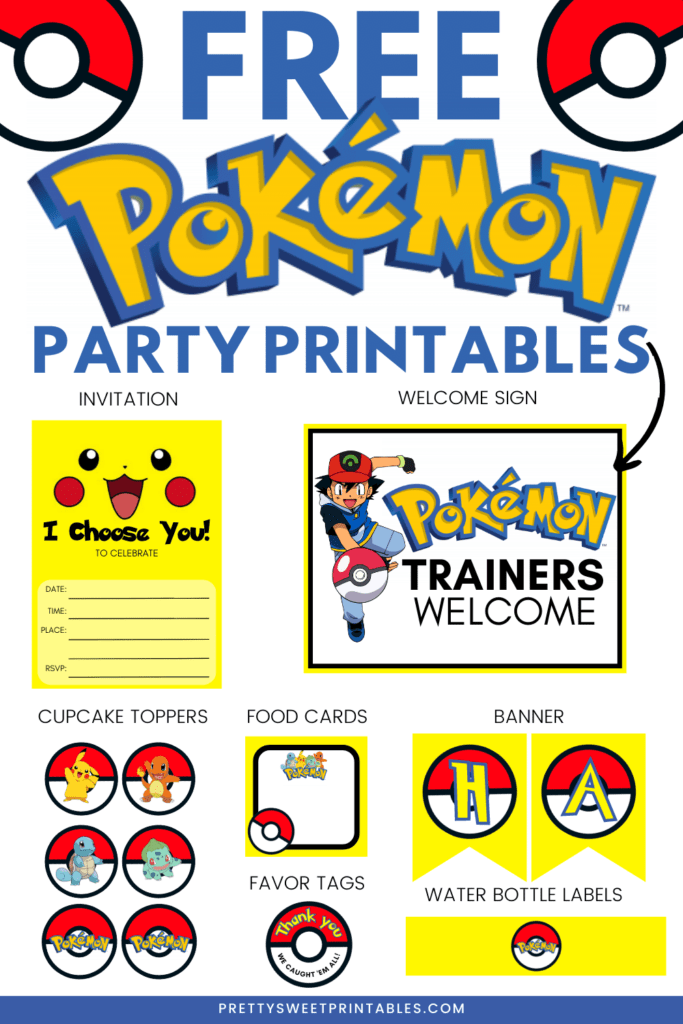 Pokemon Printable Lunch Notes for Your Little PokeMaster - Merry About Town