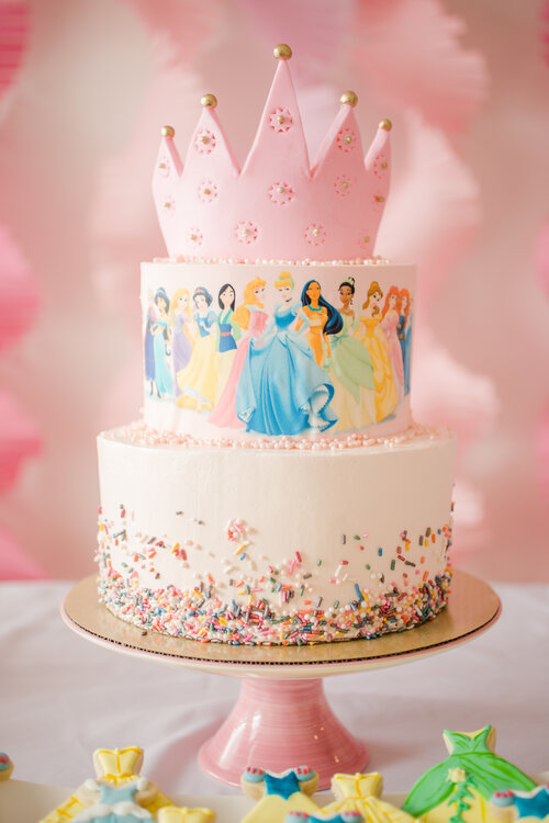 Princess Birthday Cake Design For Girls