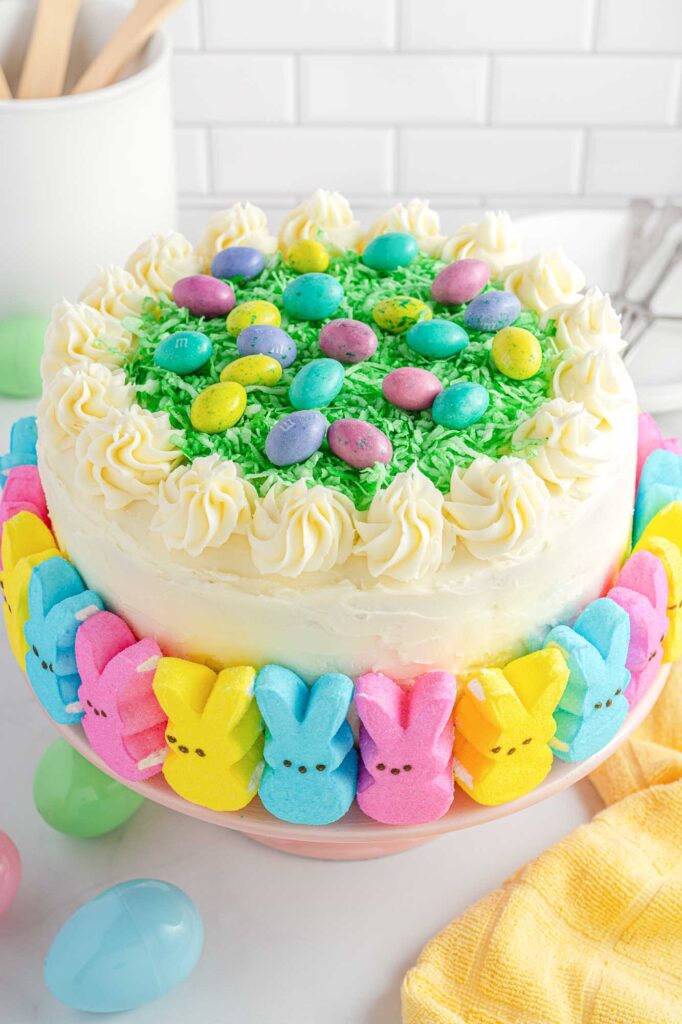 easter peep cake