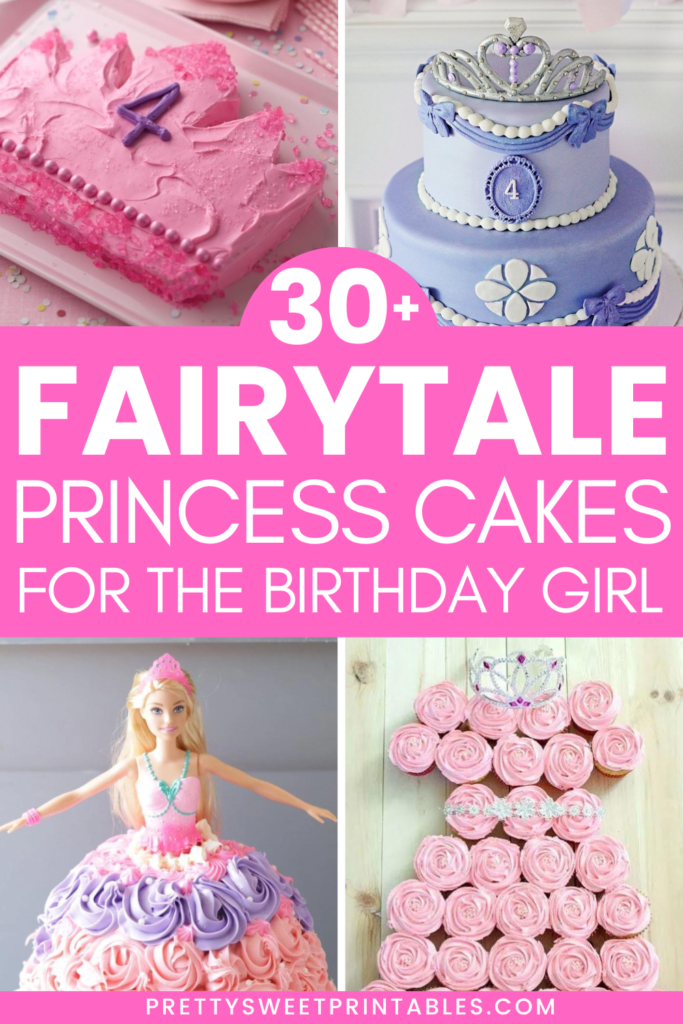 princess cakes for birthday girl
