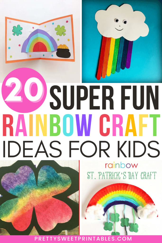 Craft Sticks Rainbow Craft - Easy Peasy and Fun