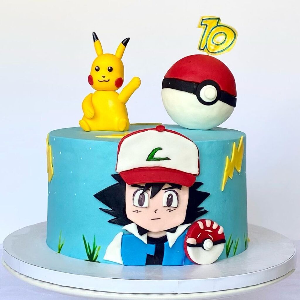 Vegan Pokemon Cake – Didi Cakes