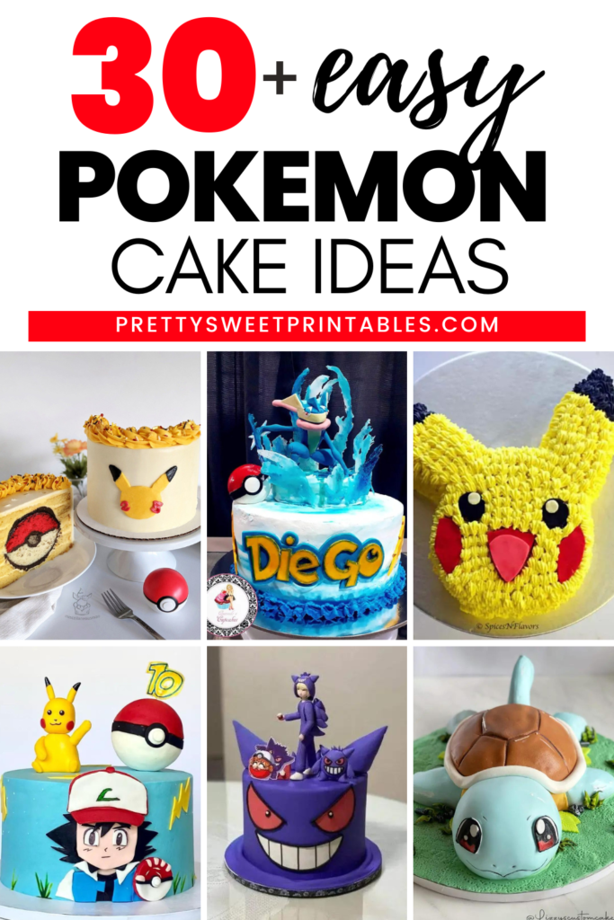 Pokemon Themed Cake 