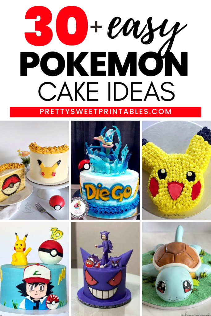 13-Piece Pokemon Cake Decoration Toppers Set - Happy Birthday Pikachu & Friends
