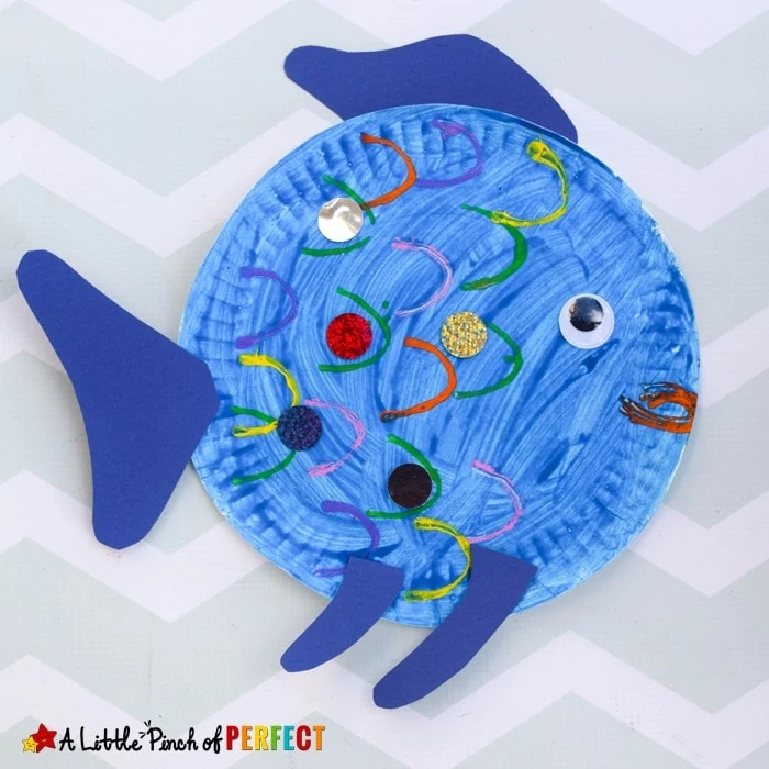 Paper Plate Fish Craft