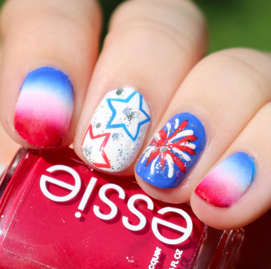 independence day nails