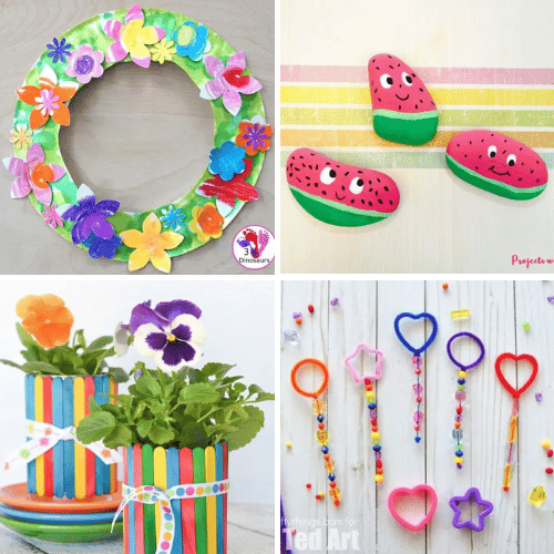 summer crafts for kids featured