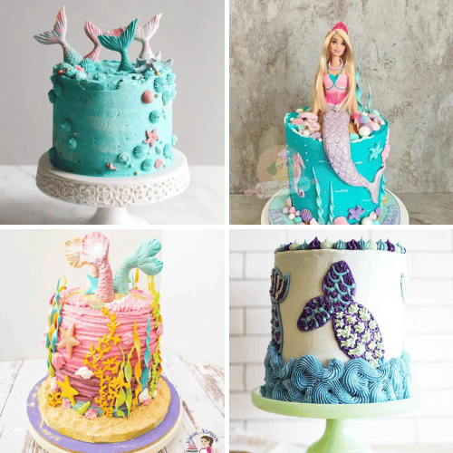 mermaid cake ideas featured