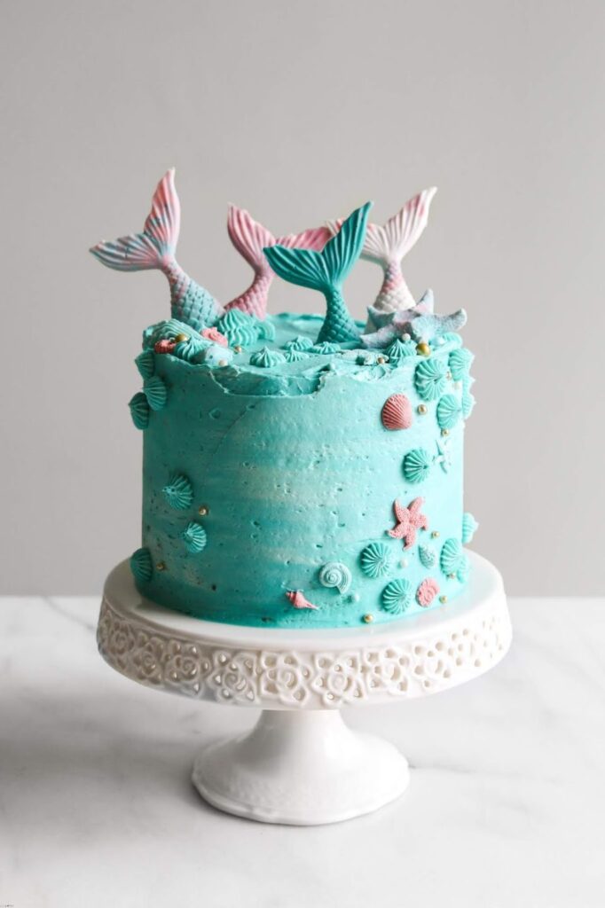 mermaid oreo funfetti cake