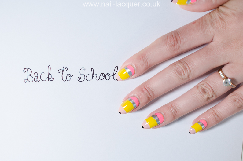 almond pencil nail tutorial