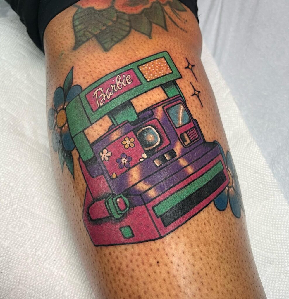 Polaroid Camera Tattoo