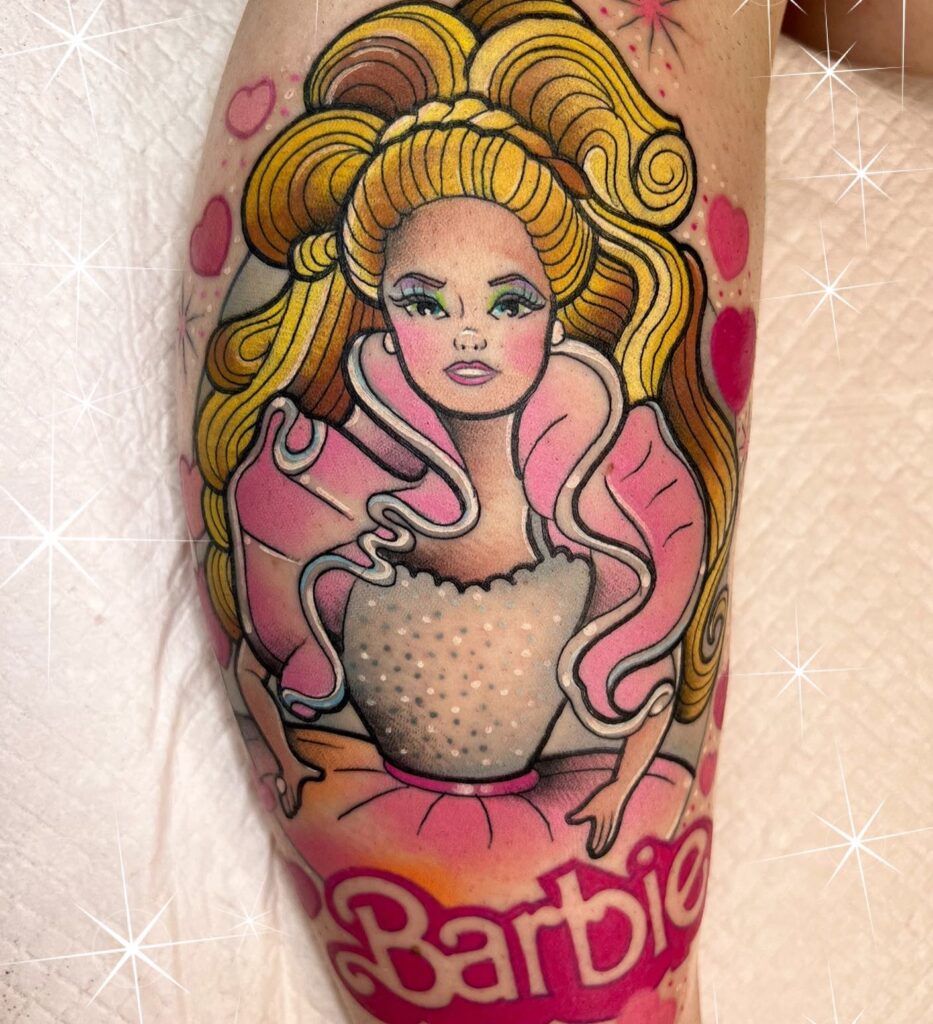 Glamour Barbie Tattoo