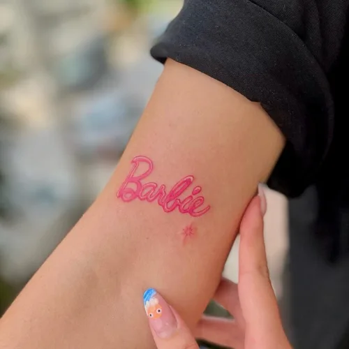barbie tattoo featured