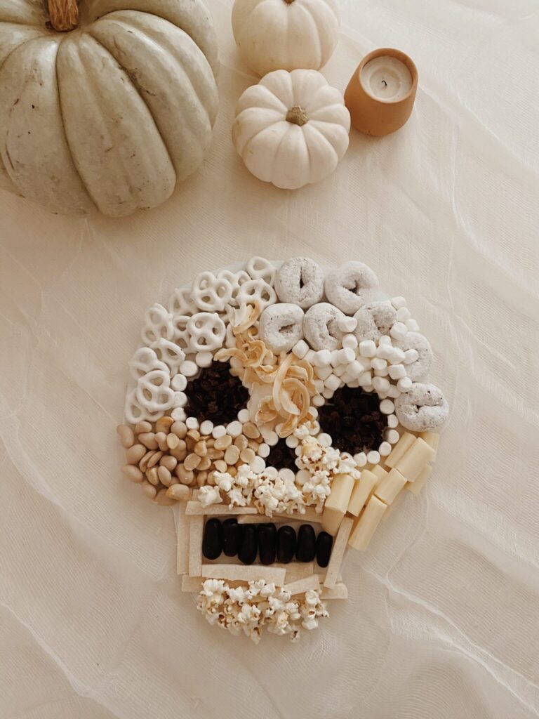 skeleton snack platter