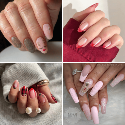 Christmas nail designs featured