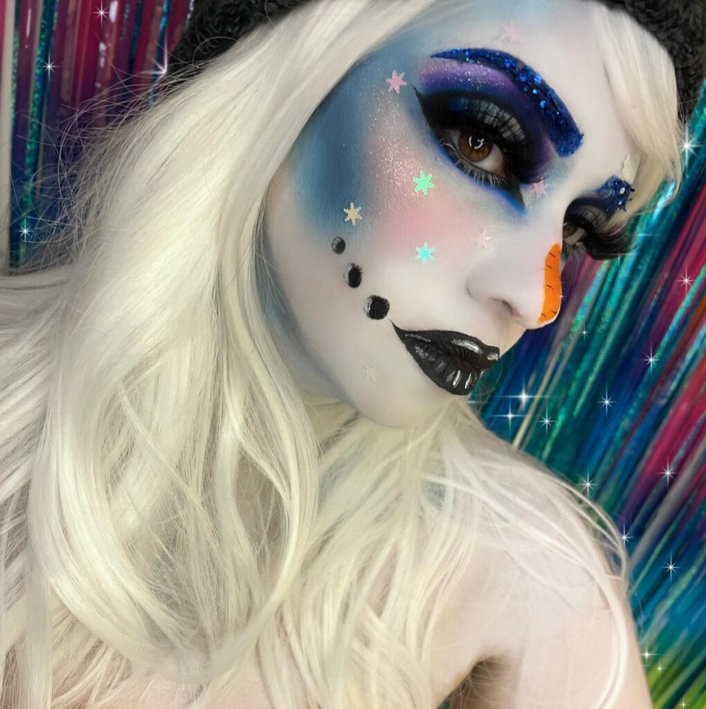 Frosty The Snowman Makeup For Christmas