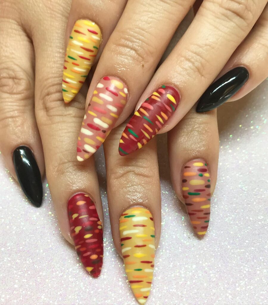 Indian harvest corn nails
