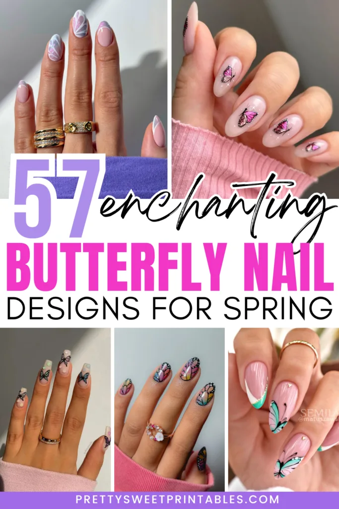 butterfly nail designs