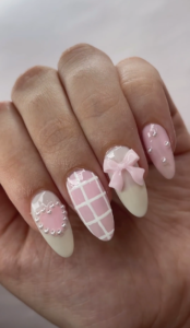 27 Girly Coquette Nails That Are Stylish And Sassy Pretty Sweet