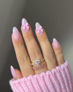27 Girly Coquette Nails That Are Stylish And Sassy Pretty Sweet