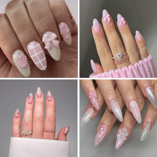 coquette nails featured