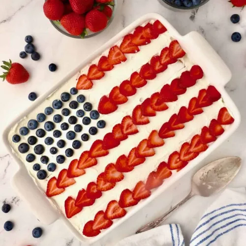 red white and blue desserts featured