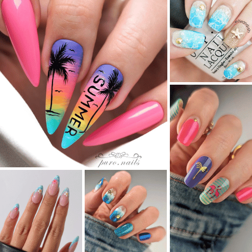 beach nails featured
