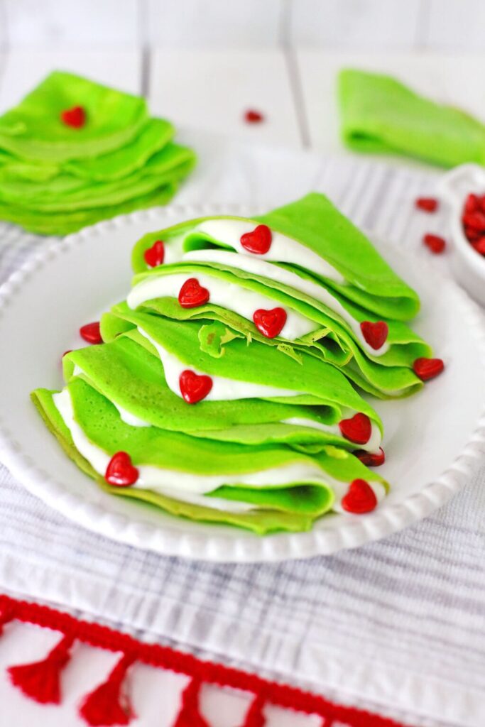 grinch crepes