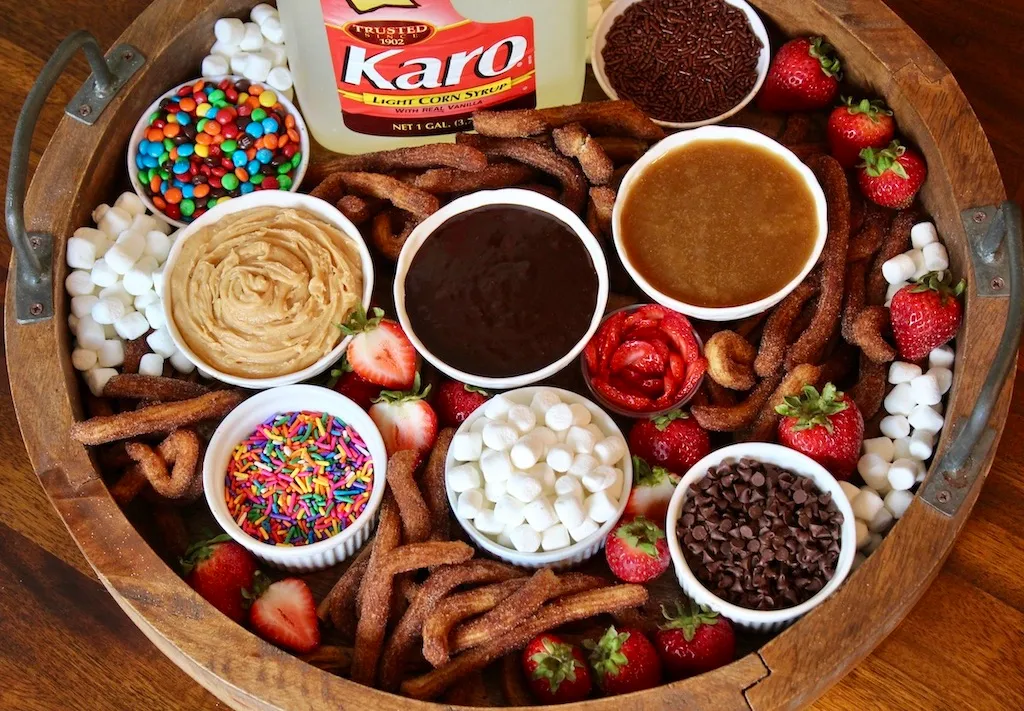 churro fries charcuterie board